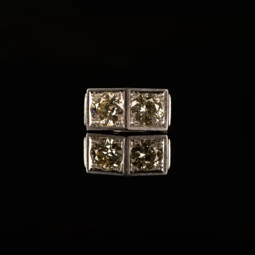 [PB12654] Bague Tank diamants