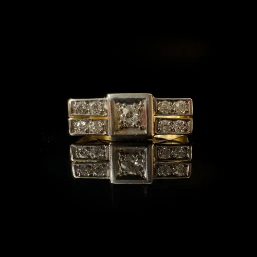 [PB13095] Bague diamants