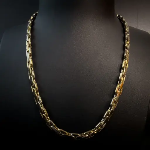 [PB13405] Collier Or bicolore