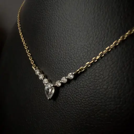 [CFC01H-18Y] Collier diamants