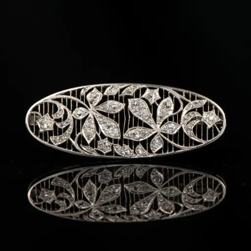 [PB13523] Broche diamants