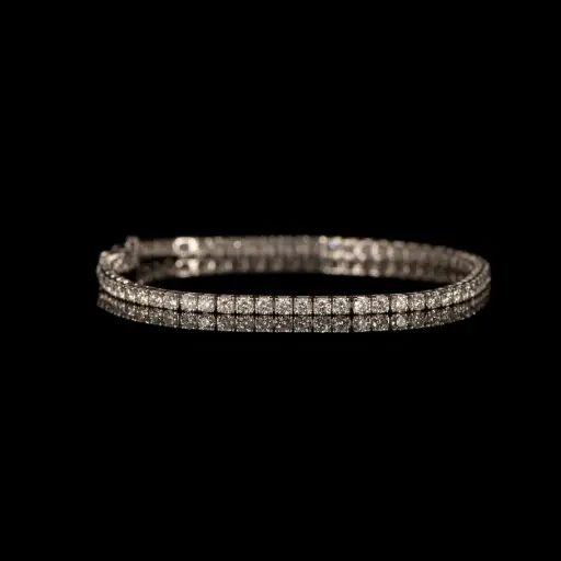 [BRIV174H-18W] Bracelet rivière